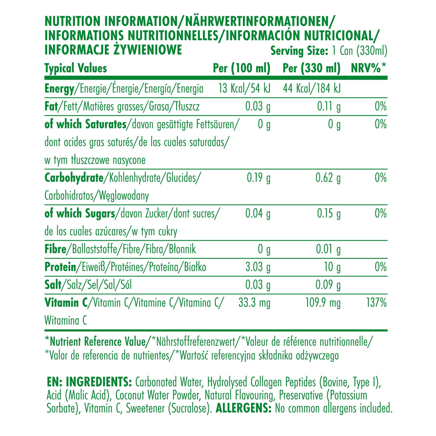 Agua con gas Proteica 330ml - x12