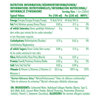 Agua con gas Proteica 330ml - x12