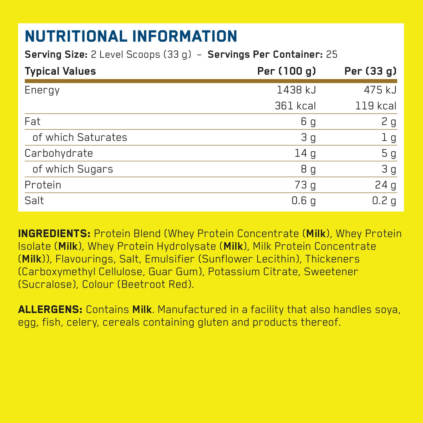 Critical Whey Protein 825gr