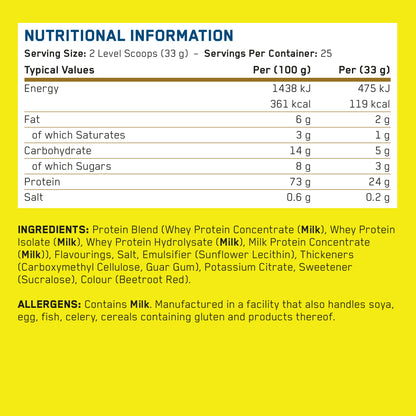 Critical Whey Protein 825gr