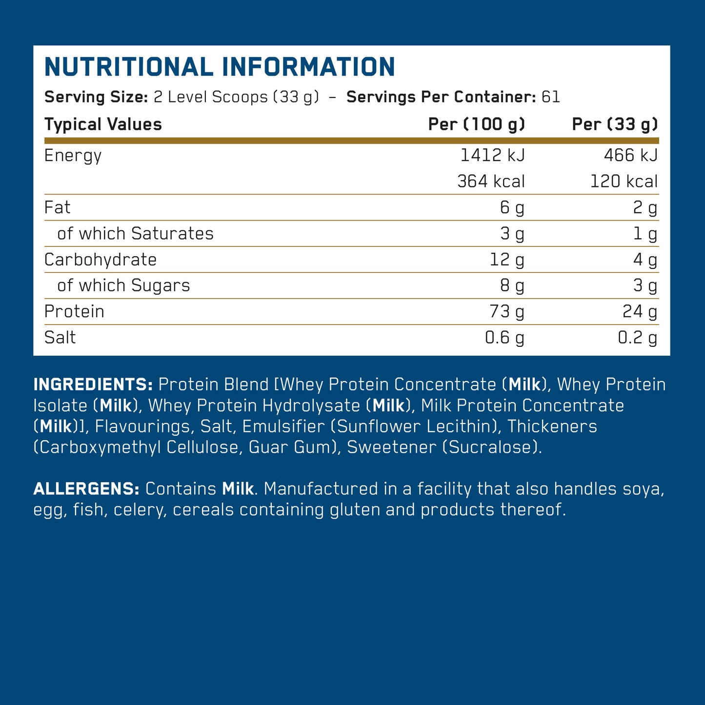 Critical Whey Protein 2kg (67 Servings)