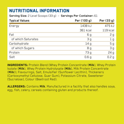 Critical Whey Protein 2kg (67 Servings)