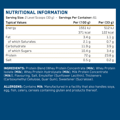 Critical Whey Protein 2kg (67 Servings)