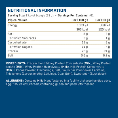 Critical Whey Protein 2kg (67 Servings)