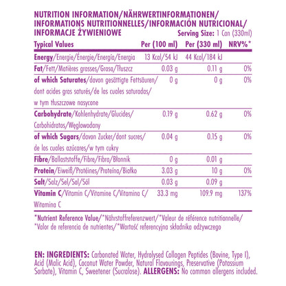 Agua con gas Proteica 330ml - x12