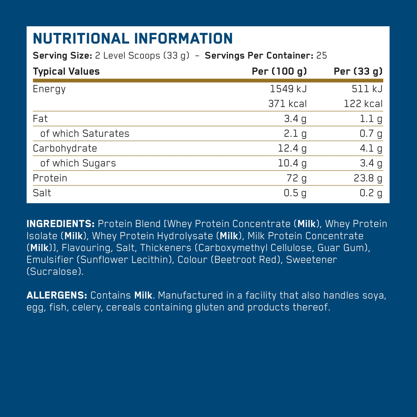 Critical Whey Protein 825gr