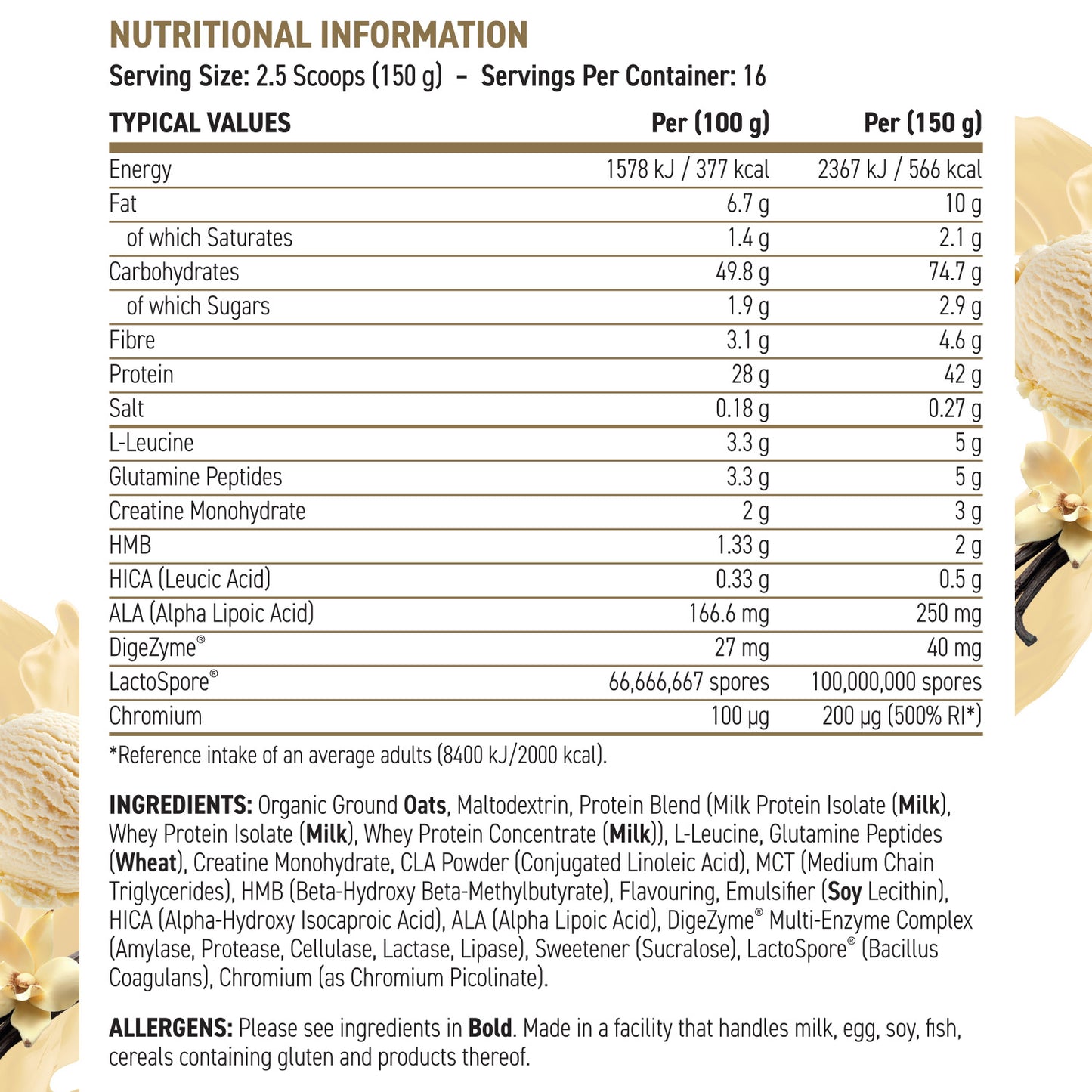 Critical Mass Professional 6kg - Lean Mass Gainer (40 Servings)