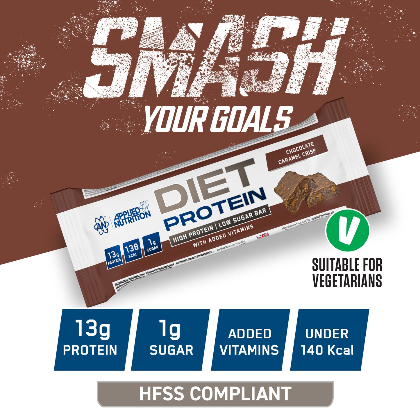 Diet Protein Bar 12 x 45 gr