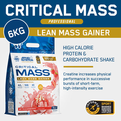 Critical Mass Professional 6kg - Lean Mass Gainer (40 Servings)