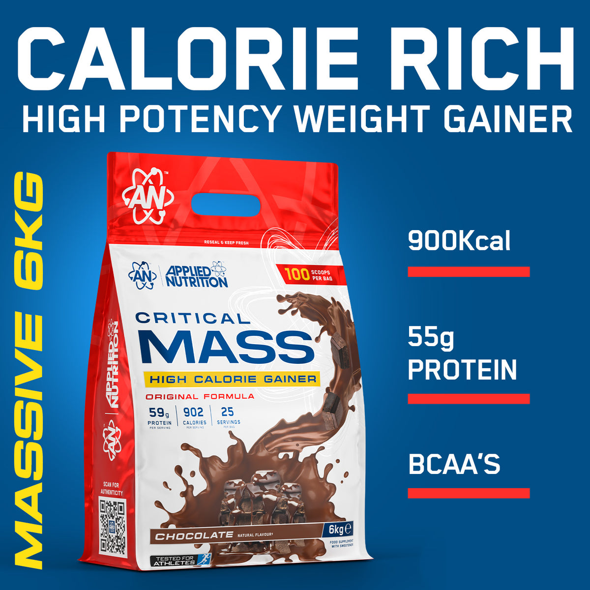 Original Formula - Critical Mass 6kg (25 Servings)