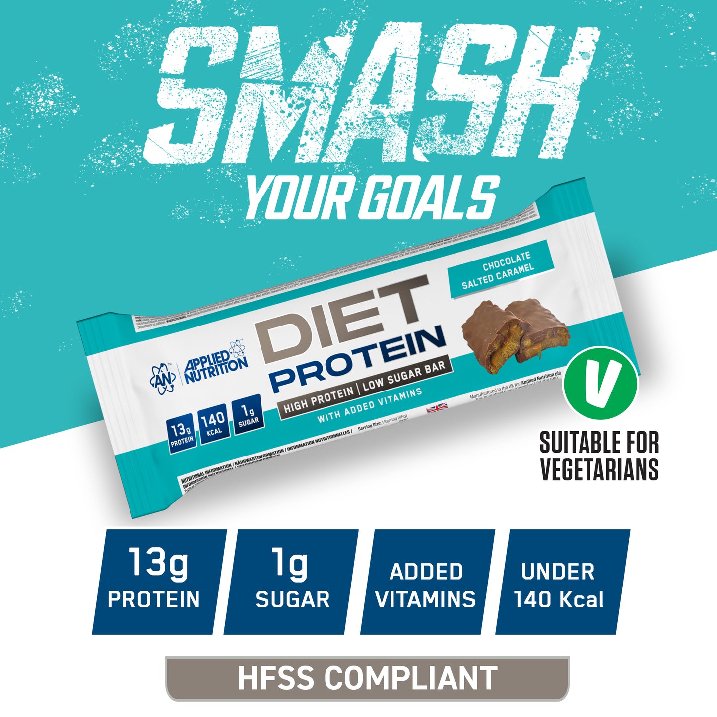 Diet Protein Bar 12 x 45 gr