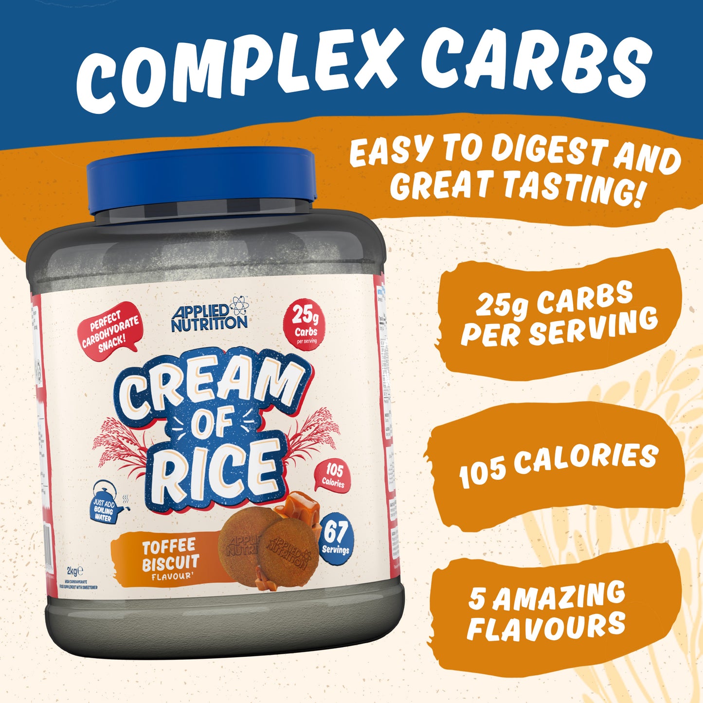 Cream of Rice 2kg (67 Servings)