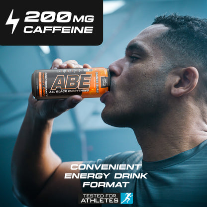 ABE - Energy & Performance Pre Workout Cans x12 - Sin azúcar.