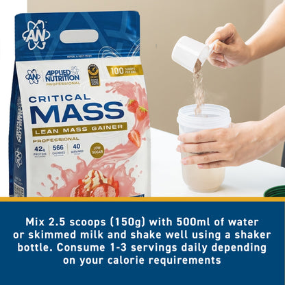 Critical Mass Professional 6kg - Lean Mass Gainer (40 Servings)
