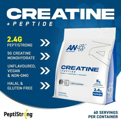 Creatine + Peptide 444gr - 60 Servings | Strength & Recovery