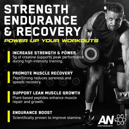 Creatine + Peptide 444gr - 60 Servings | Strength & Recovery
