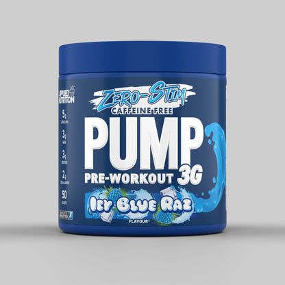 Pump 3G Zero Stimulant Caffeine Free Pre-Workout 375g
