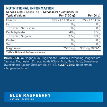 Tri-Magnesium Powder – Magnesium Bisglycinate, Citrate & Taurate