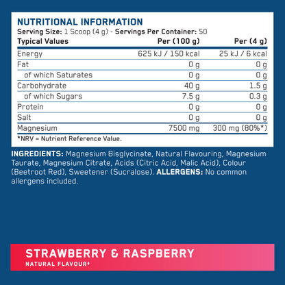 Tri-Magnesium Powder – Magnesium Bisglycinate, Citrate & Taurate