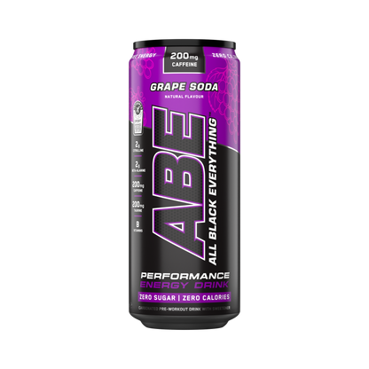 ABE - Energy & Performance Pre Workout Cans x12 - Sin azúcar.