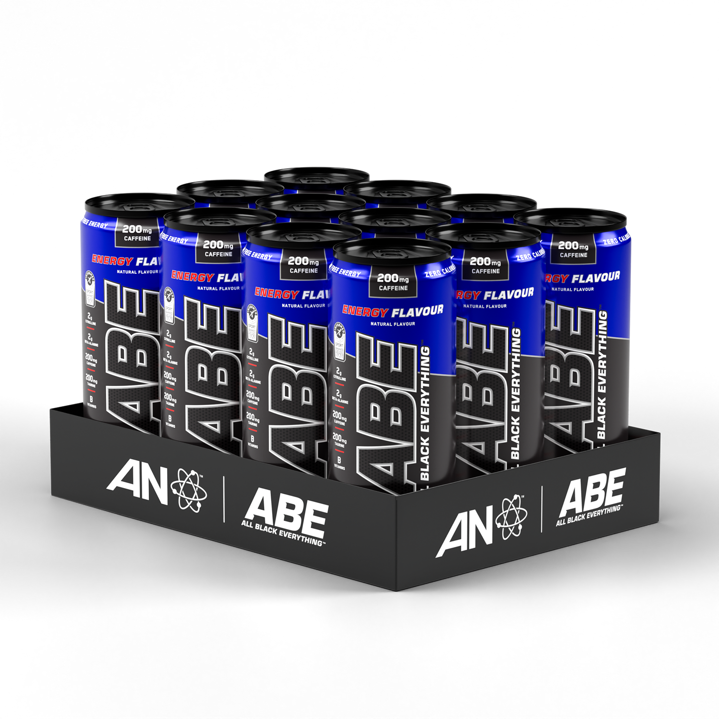 ABE - Energy & Performance Pre Workout Cans x12 - Sin azúcar.