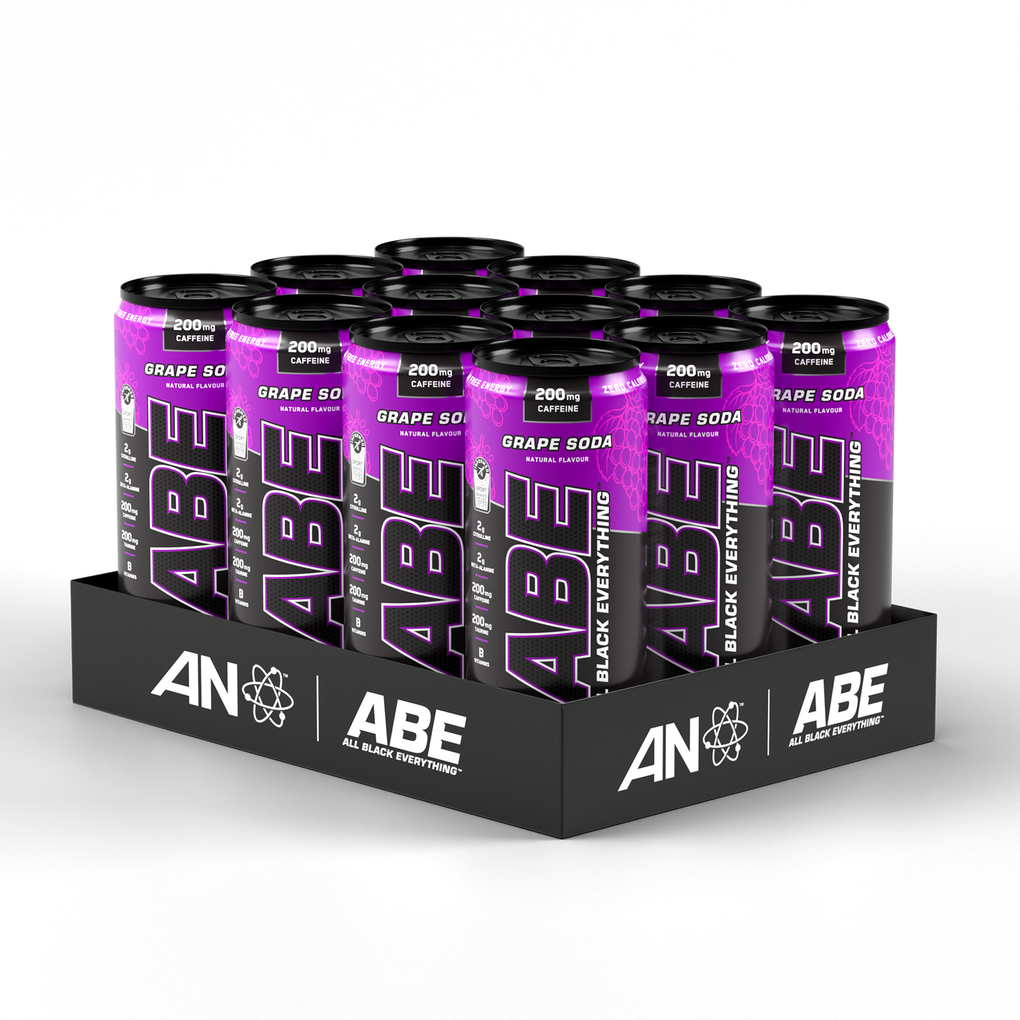 ABE - Energy & Performance Pre Workout Cans x12 - Sin azúcar.