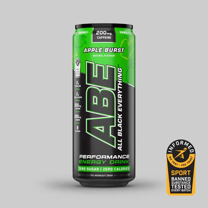 ABE - Energy & Performance Pre Workout Cans x12 - Sin azúcar.
