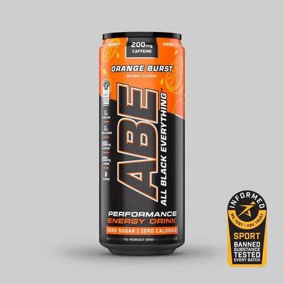 ABE - Energy & Performance Pre Workout Cans x12 - Sin azúcar.