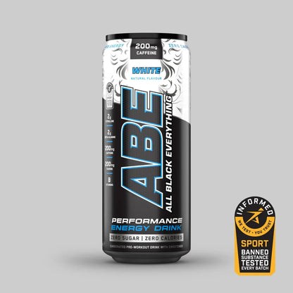 ABE - Energy & Performance Pre Workout Cans x12 - Sin azúcar.