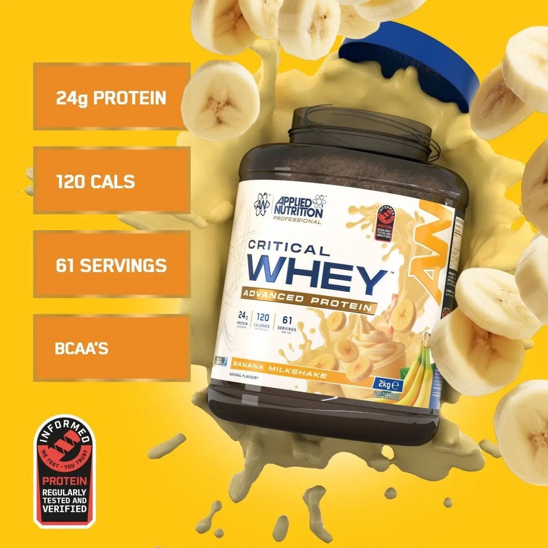 Critical Whey Protein 2kg (67 Servings)
