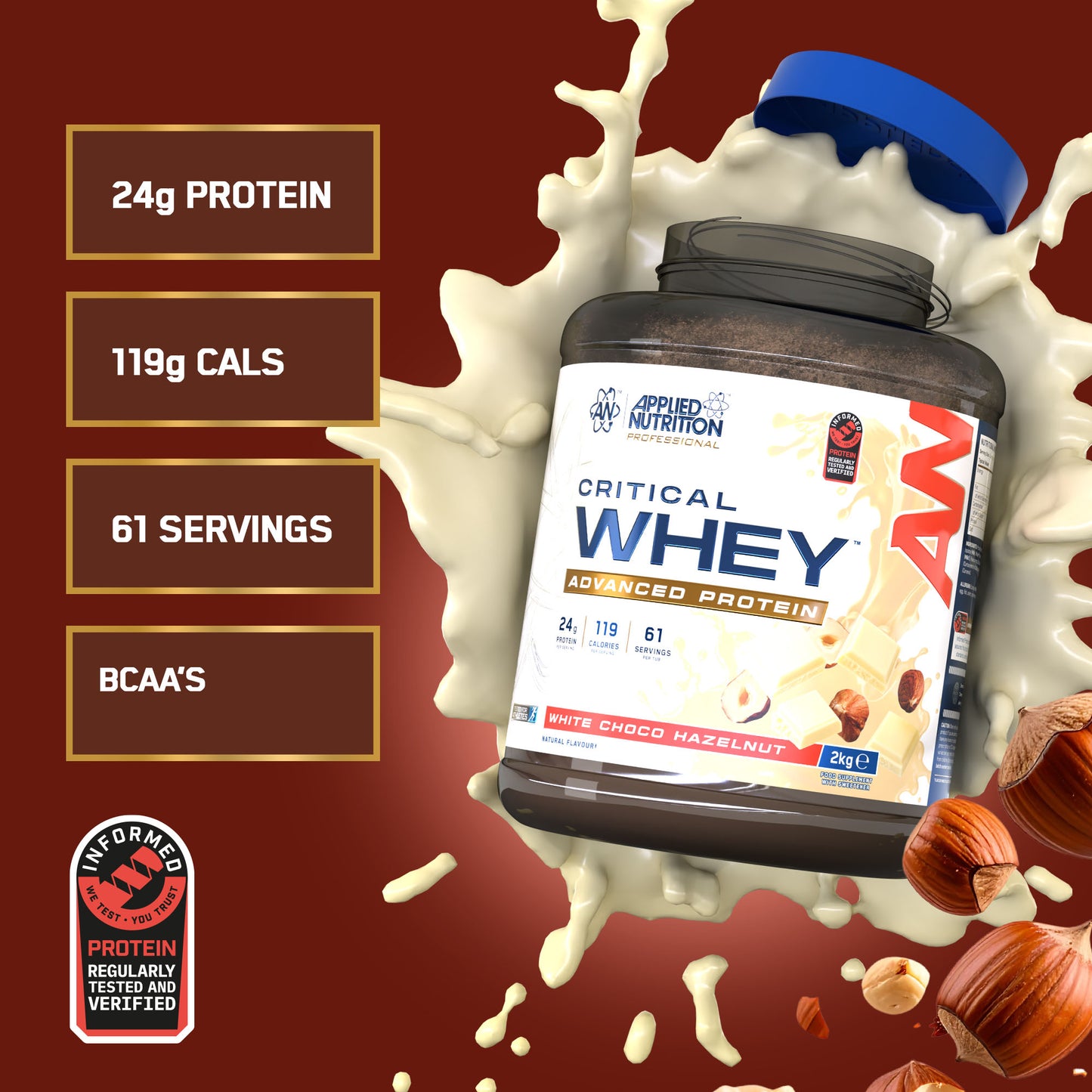 Critical Whey Protein 2kg (67 Servings)