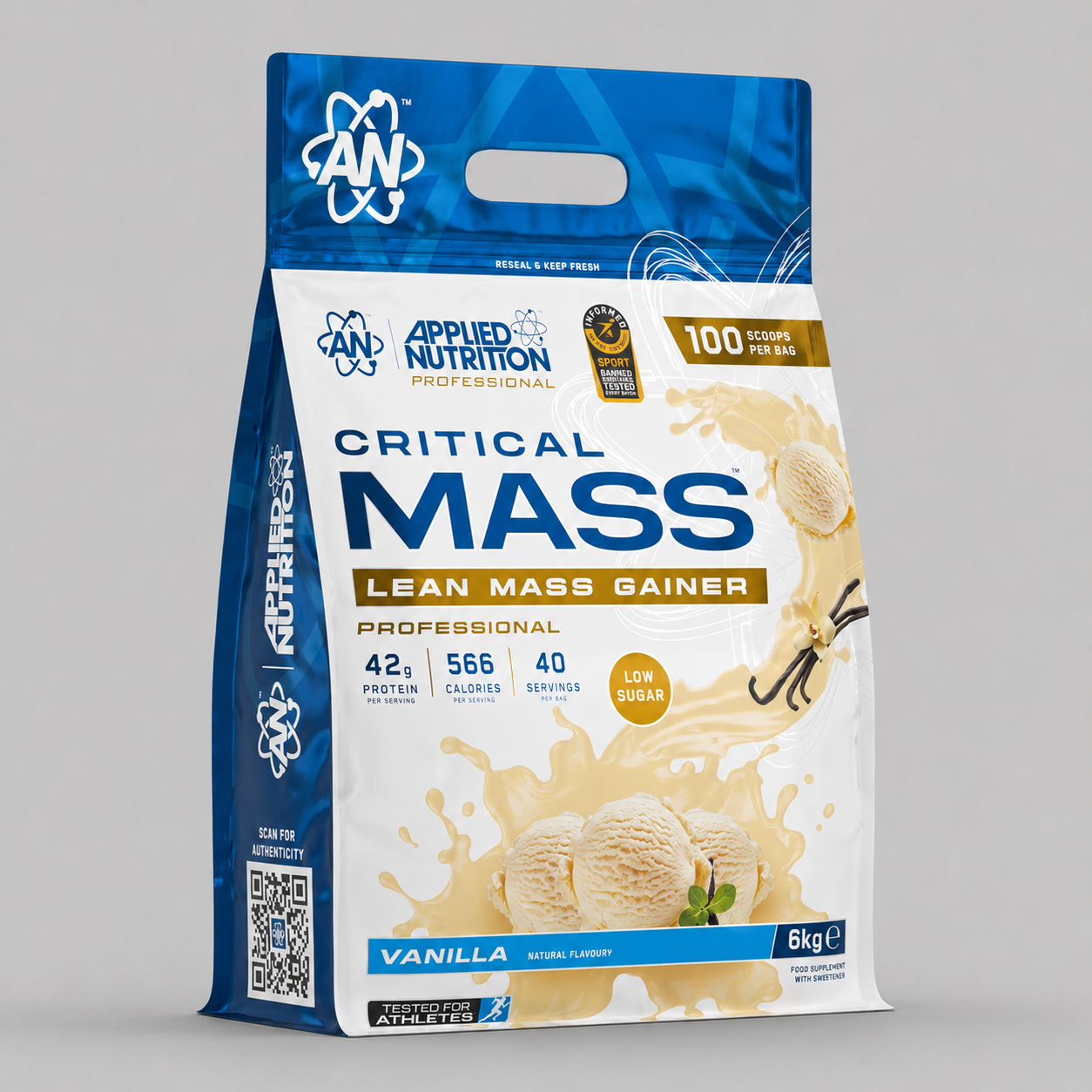Critical Mass Professional 6kg - Lean Mass Gainer (40 Servings)